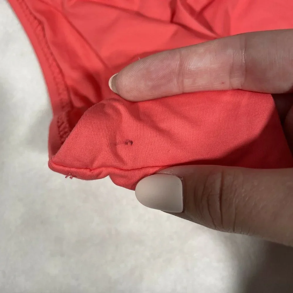 NEW Becca Loop Tie‎ Side Hipster Bikini Bottom Sunrise [ SZ Medium ] #3983